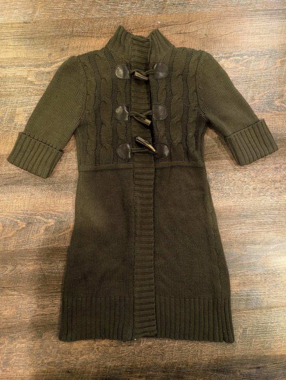Green Cardigan Top
